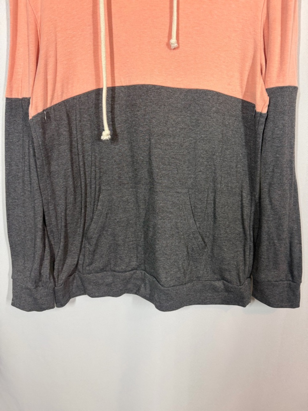 Bearsland | Nursing Hidden Zippers Hoodie Pink Gray Women's Size Large - Picture 7 of 15